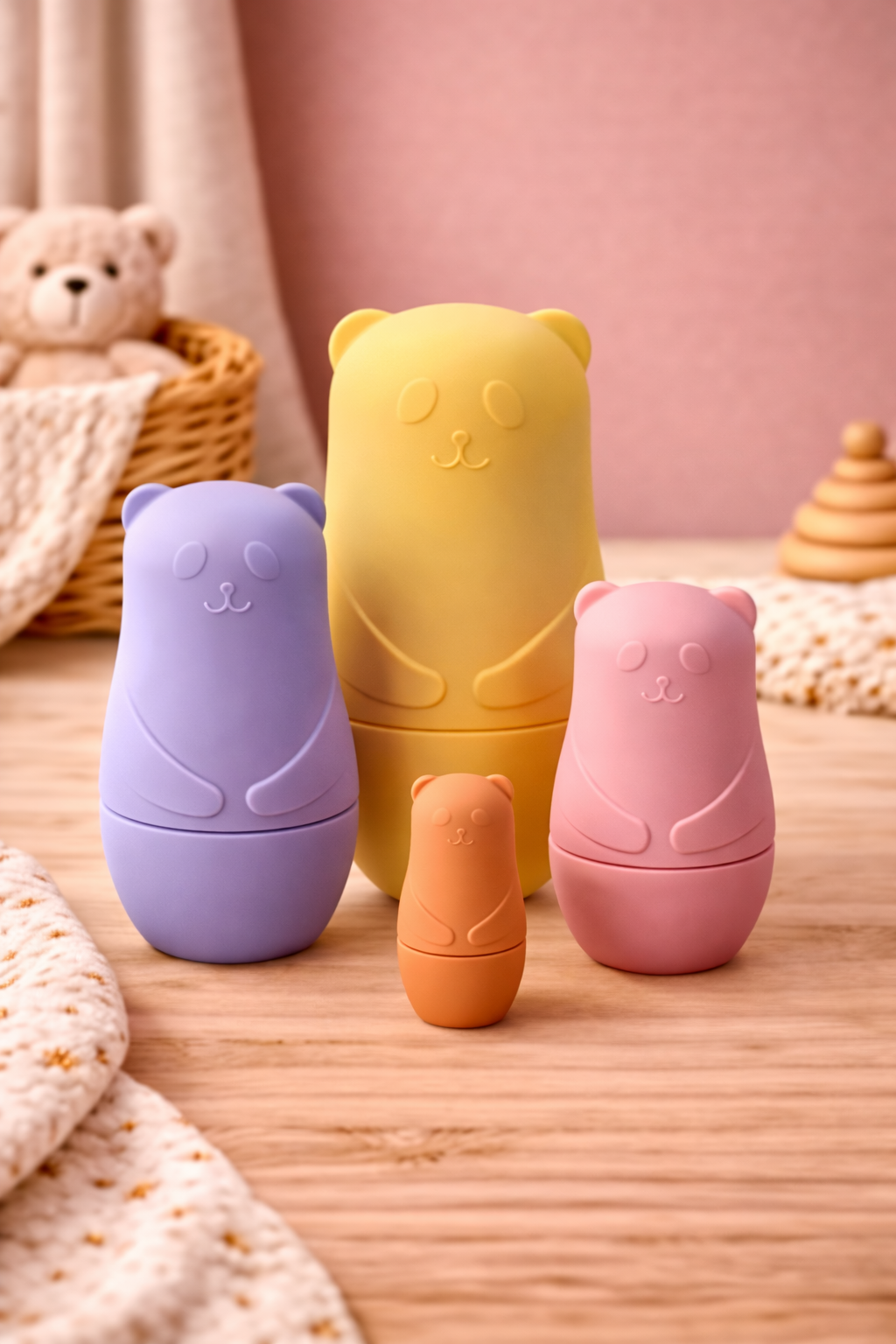 Ours gigognes en silicone