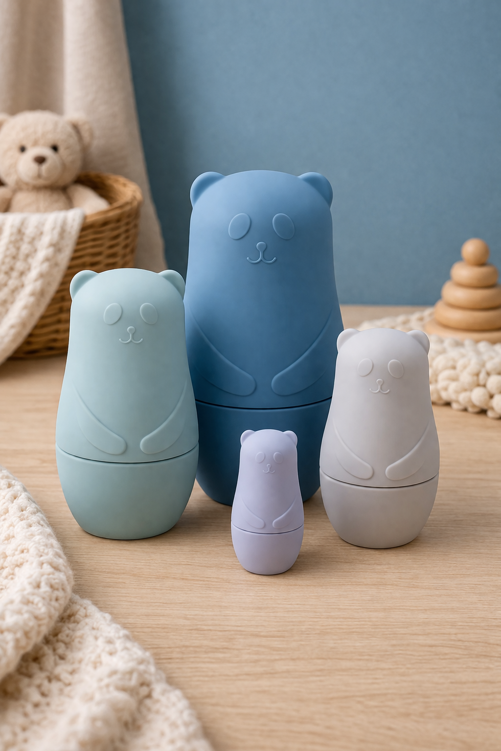 Ours gigognes en silicone