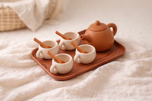 Service à thé enfant en silicone