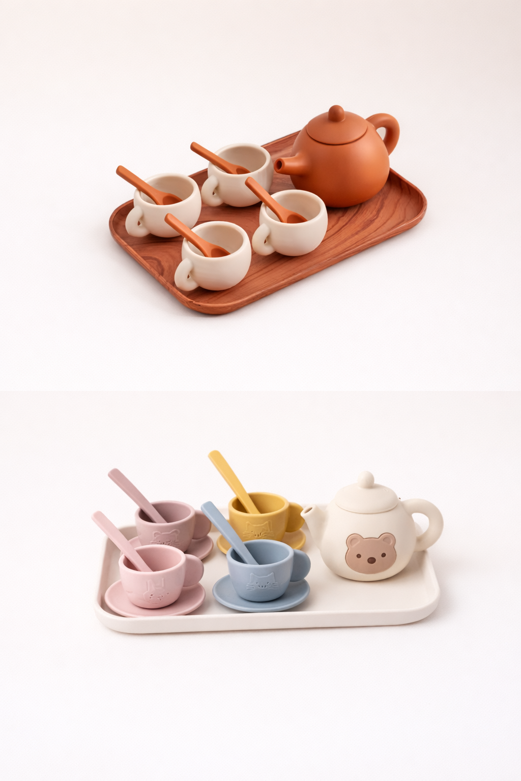 Service à thé enfant en silicone