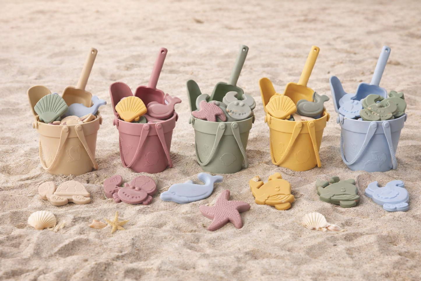 Set de jouet de plage en silicone
