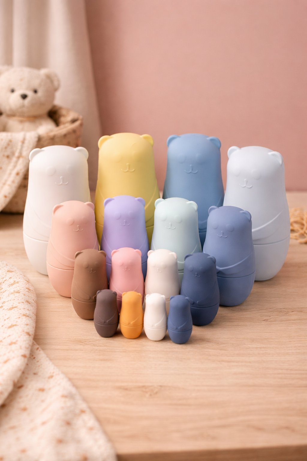 Ours gigognes en silicone