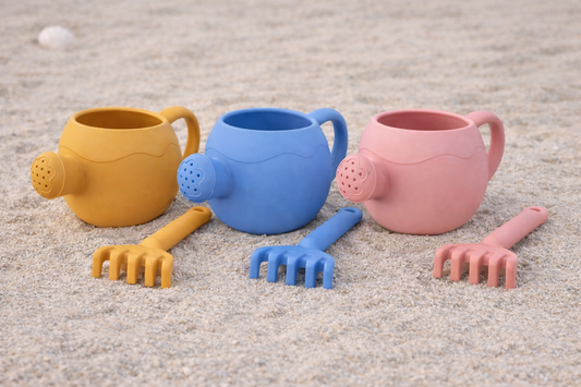 Set arrosoir et râteau en silicone