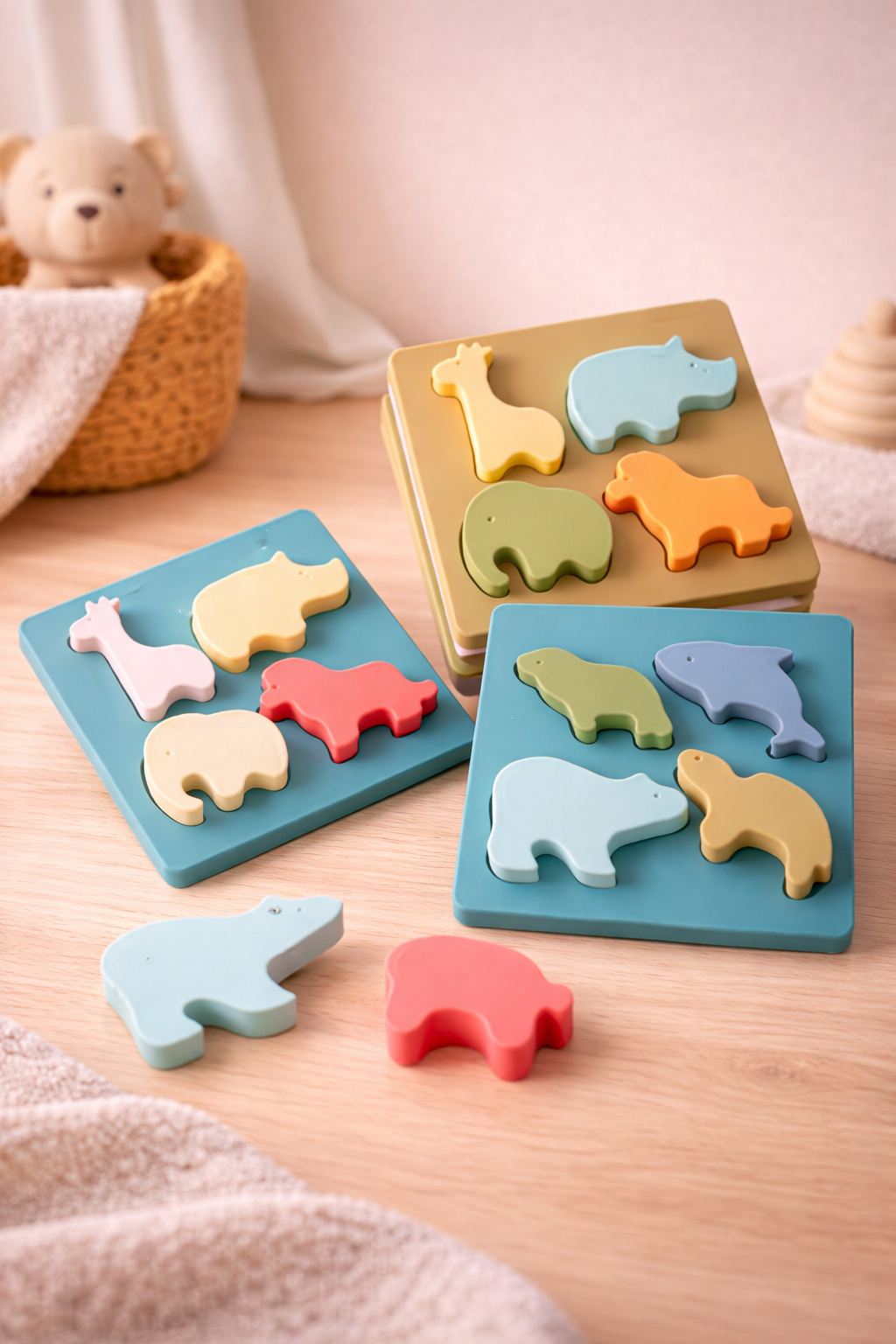 Puzzle animaux en silicone