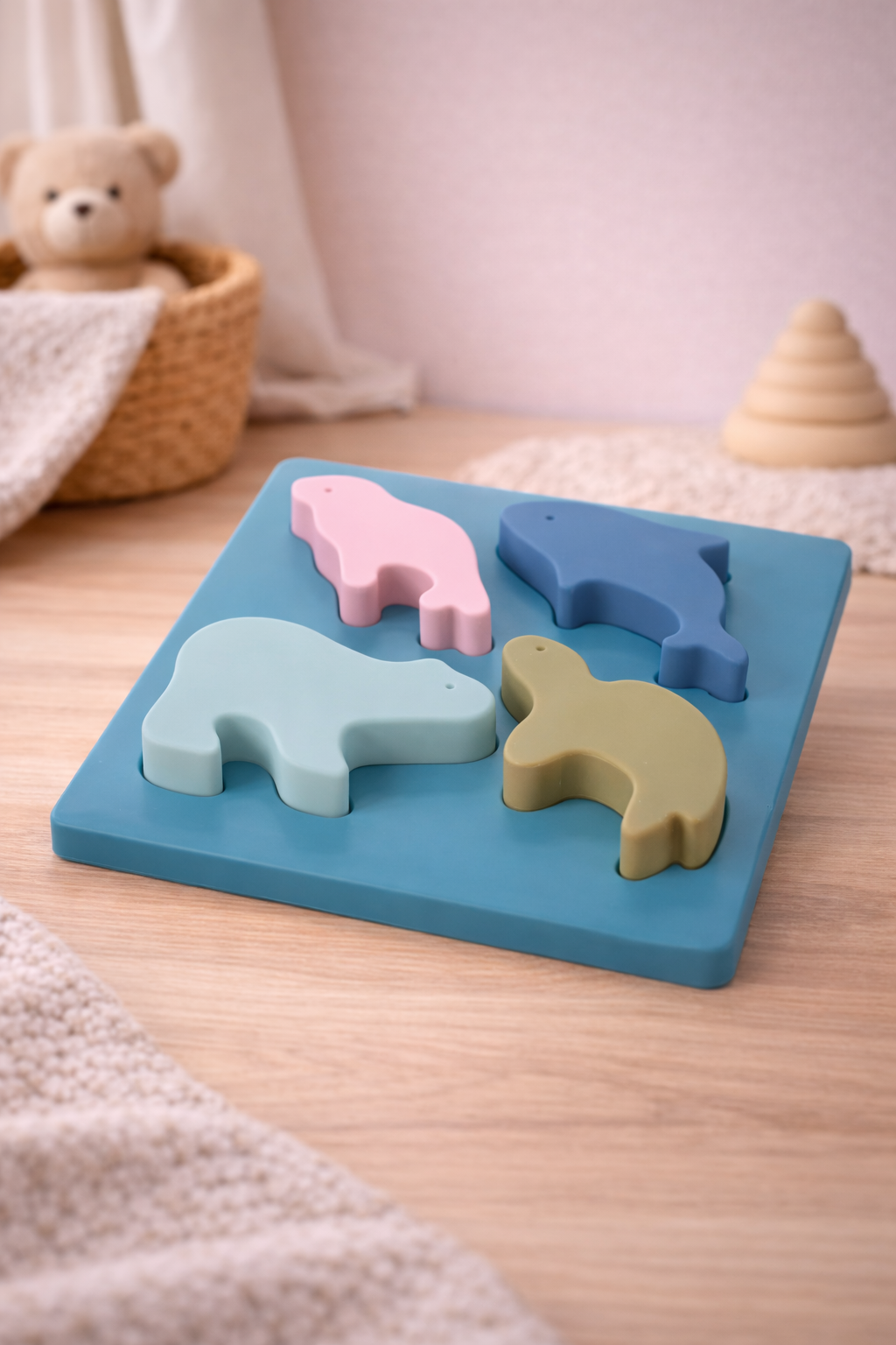Puzzle animaux en silicone
