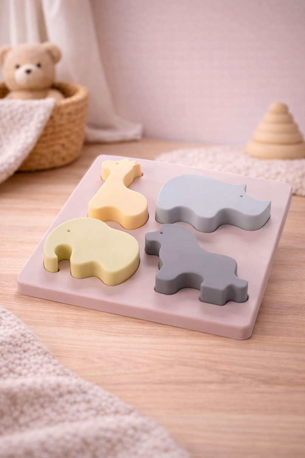 Puzzle animaux en silicone