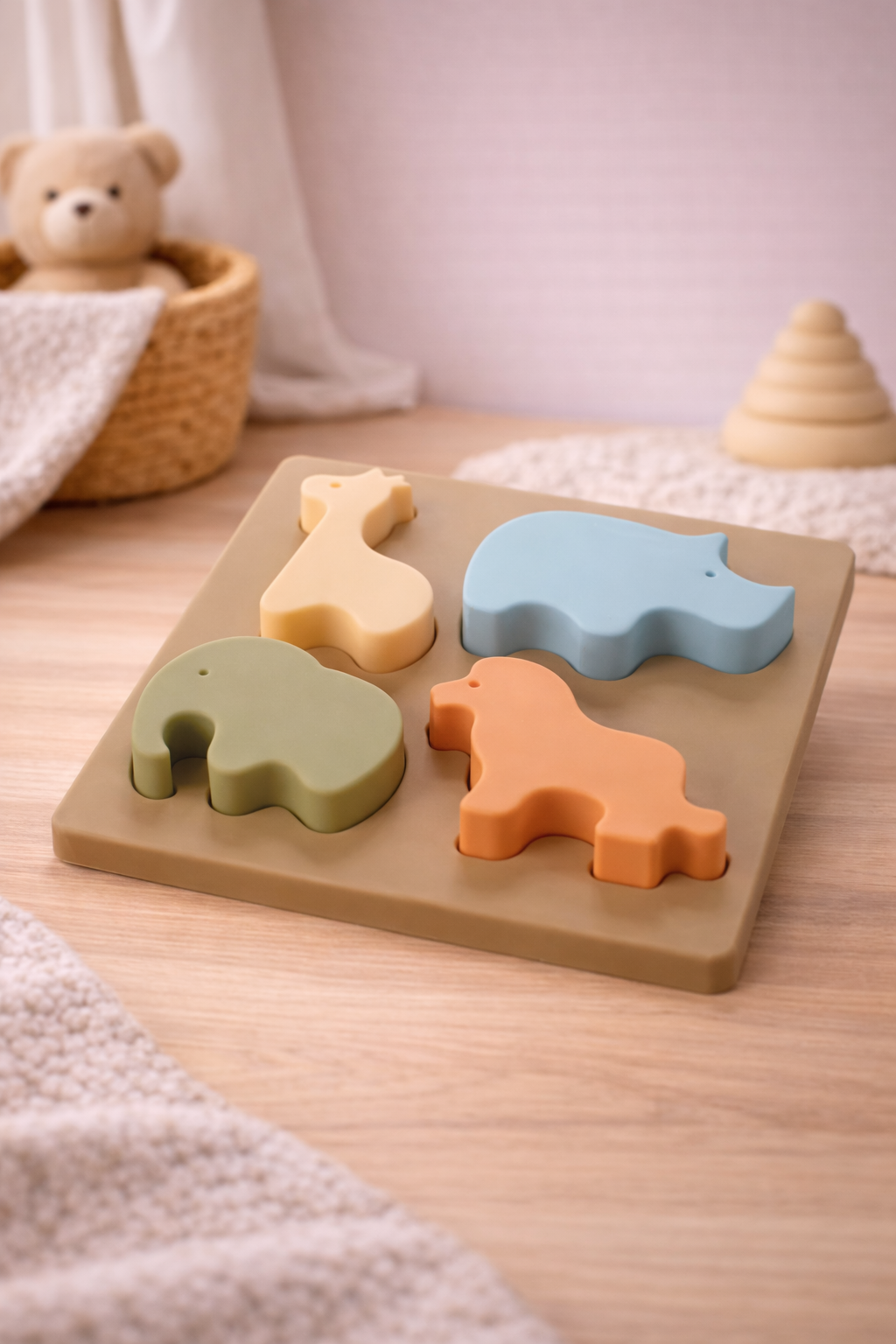Puzzle animaux en silicone